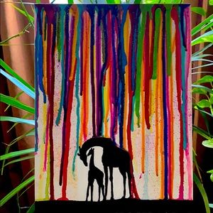 Original acrylic painting inspired by Marc Allante